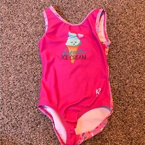 Kids Pink Ice Cream Leotard